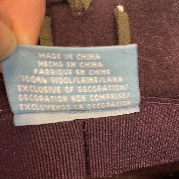 Nine West plum wool hat - Picture 6 of 6